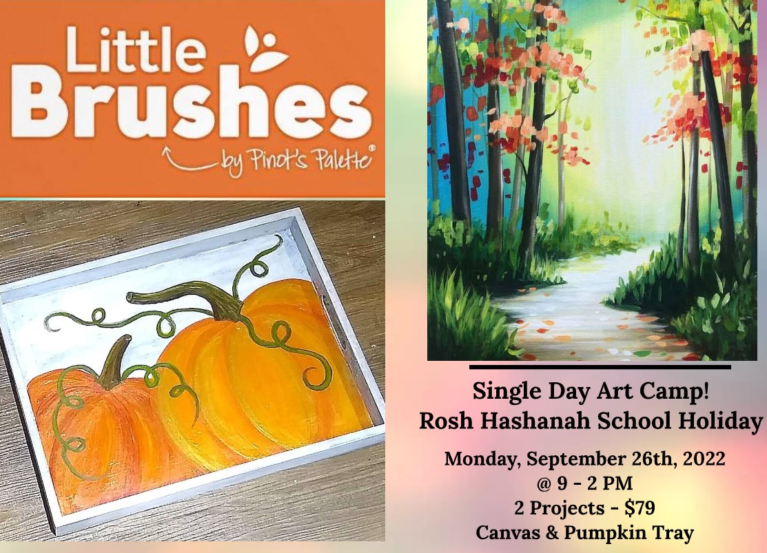 SINGLE DAY ART CAMP! Rosh Hashanah School Holiday